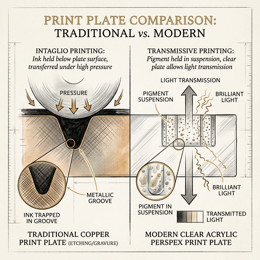 Copper vs Acrylic Plate Comparison